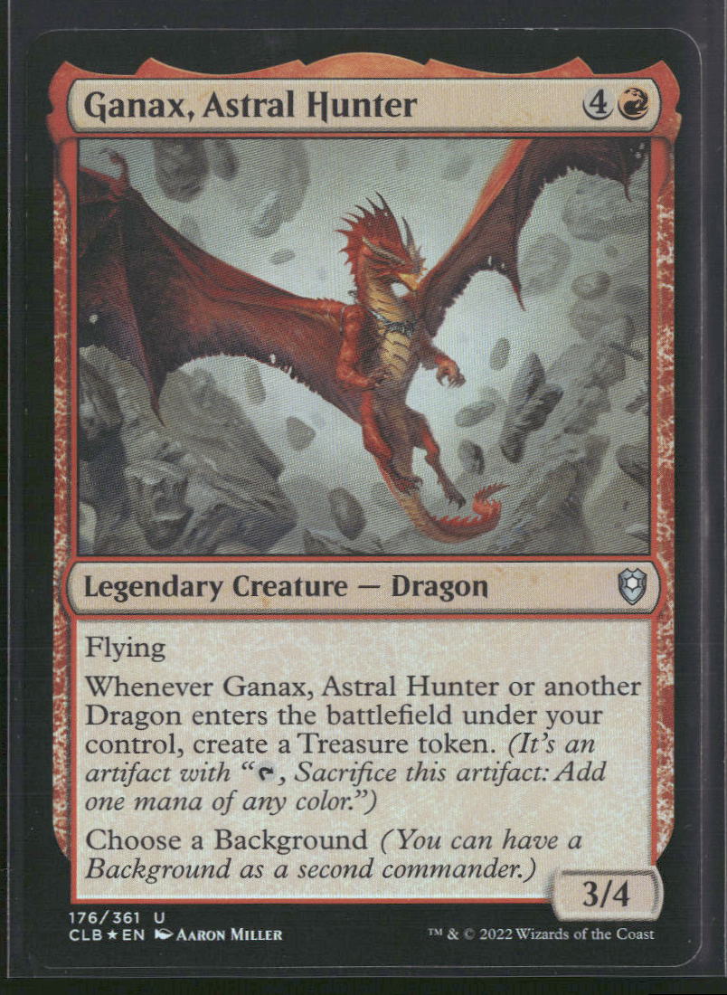 Ganax, Astral Hunter Commander Legends: Battle for Baldur's Gate #176 Foil - Front