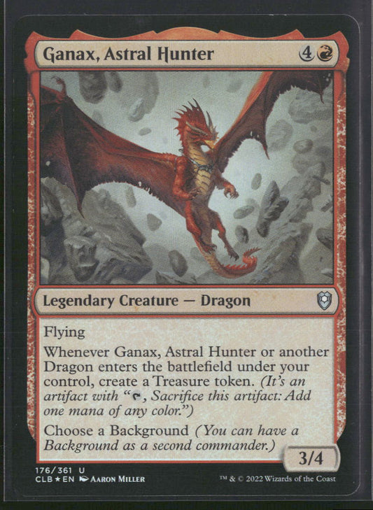 Ganax, Astral Hunter Commander Legends: Battle for Baldur's Gate #176 Foil - Front