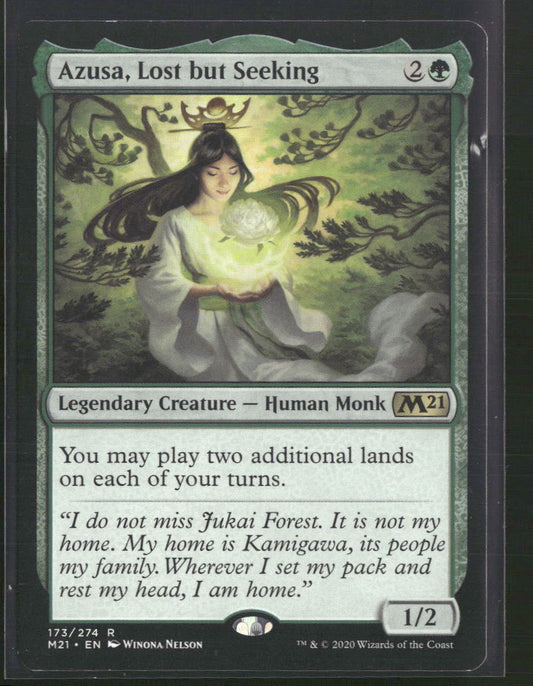 Azusa, Lost but Seeking (Extended Art) Core Set 2021 #372 - Front