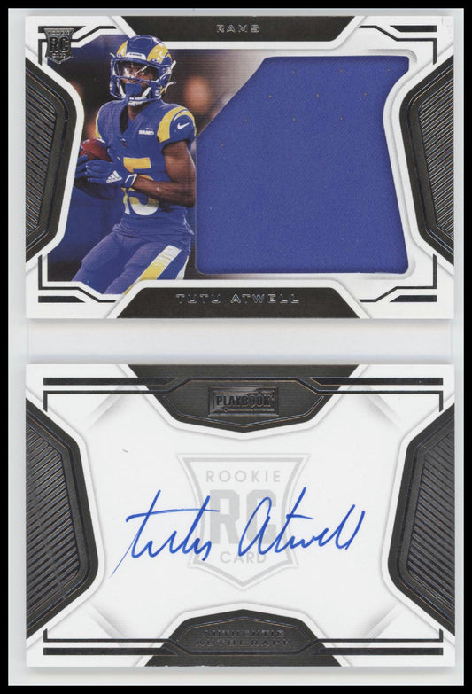 Tutu Atwell 2021 Panini Playbook #222 #/299 - Front
