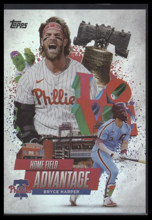 Bryce Harper 2025 Topps #HA-4 Home Field Advantage - Front
