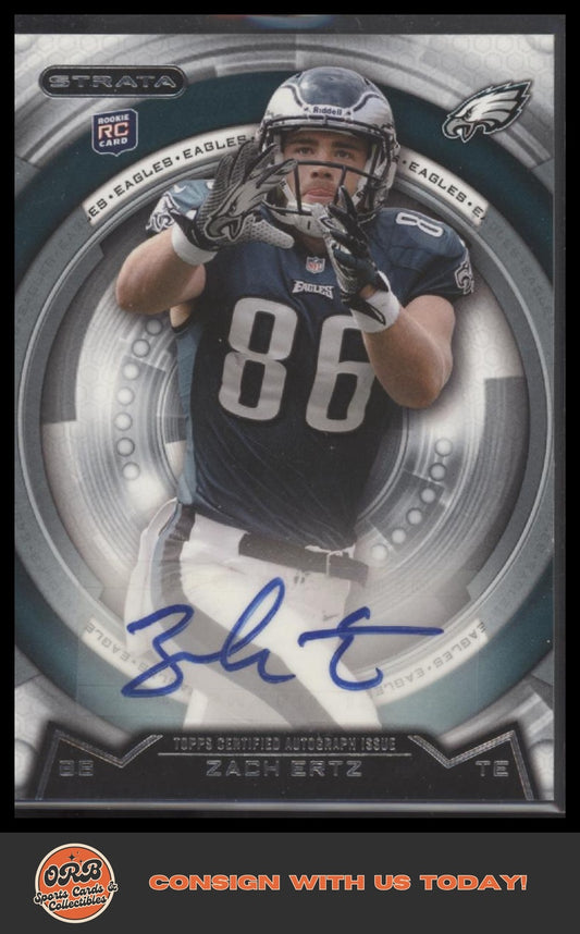 Zach Ertz 2013 Topps Strata #137 Autographs - Front
