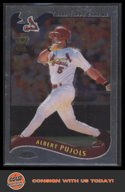 Albert Pujols 2002 Topps Chrome #160 - Front