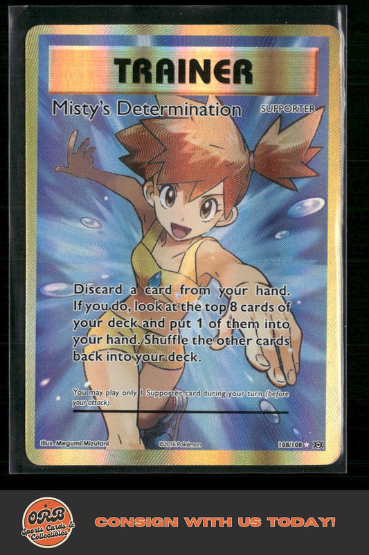 Misty's Determination (Full Art) XY - Evolutions #108/108 - Front