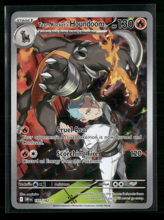 Team Rocket's Houndoom SV10: Destined Rivals #191/182 - Front