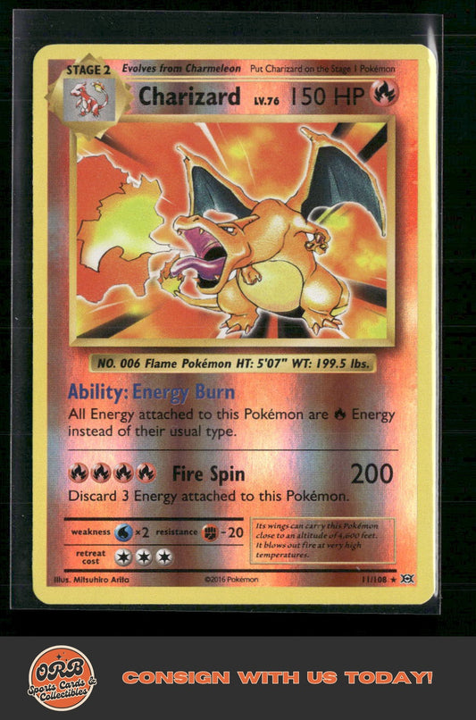 Charizard XY - Evolutions #11/108 - Reverse Holo - Front