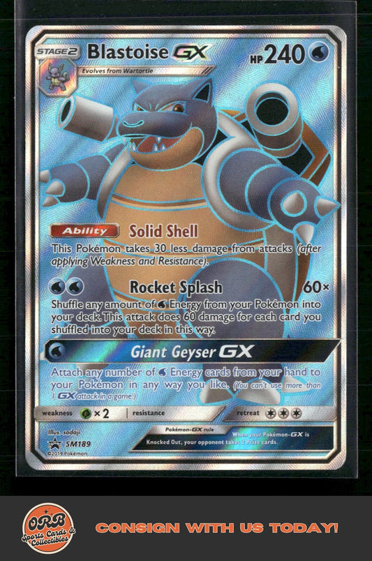 Blastoise GX SM Promos #SM189 - Front