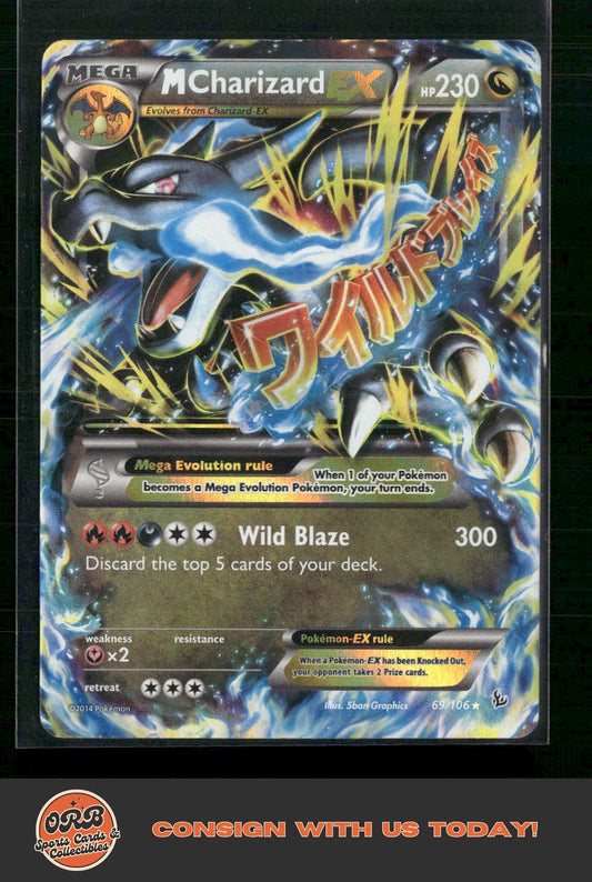 M Charizard EX (X) XY - Flashfire #69/106 - Front