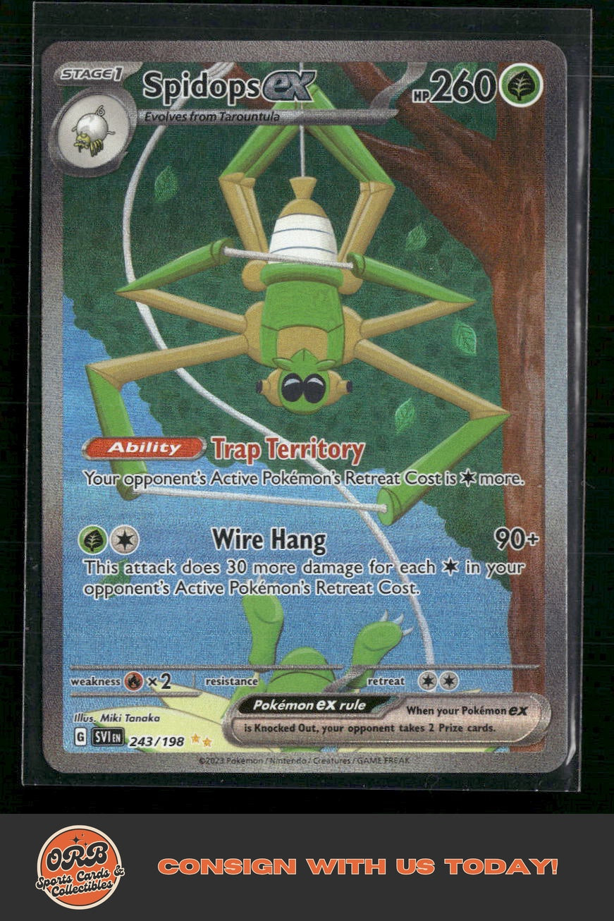 Spidops ex SV01: Scarlet & Violet Base Set #243/198 - Front
