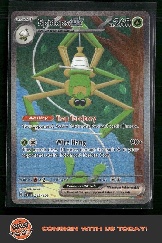 Spidops ex SV01: Scarlet & Violet Base Set #243/198 - Front