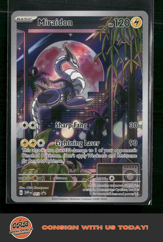Miraidon SV: Scarlet & Violet Promo Cards #013 - Front