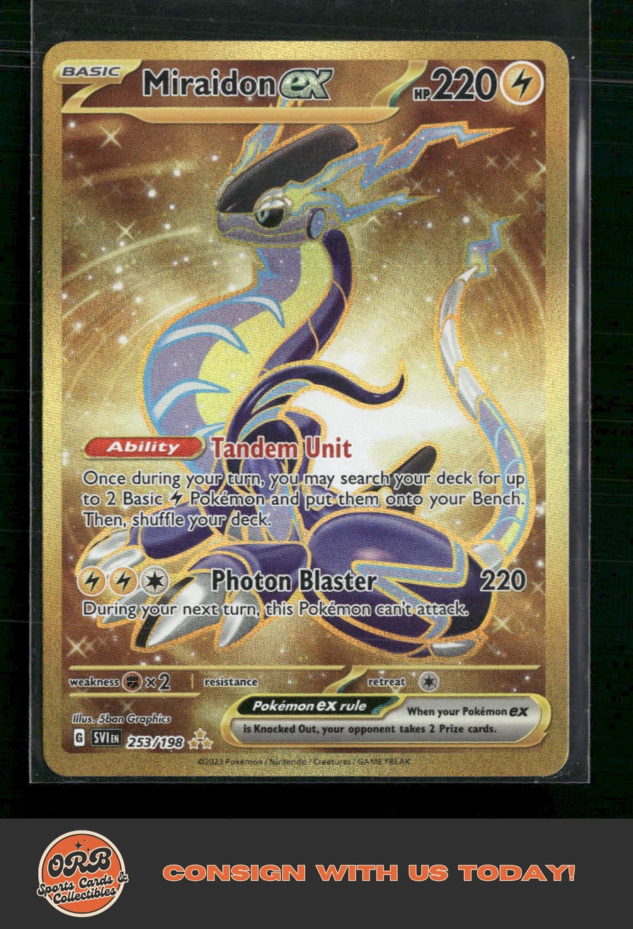 Miraidon ex SV01: Scarlet & Violet Base Set #253/198 - Front