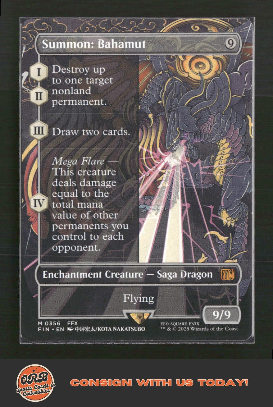 Summon: Bahamut (Borderless) FINAL FANTASY #356 - Front