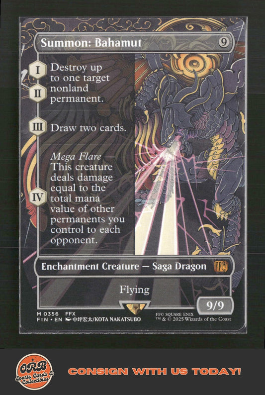 Summon: Bahamut (Borderless) FINAL FANTASY #356 - Front