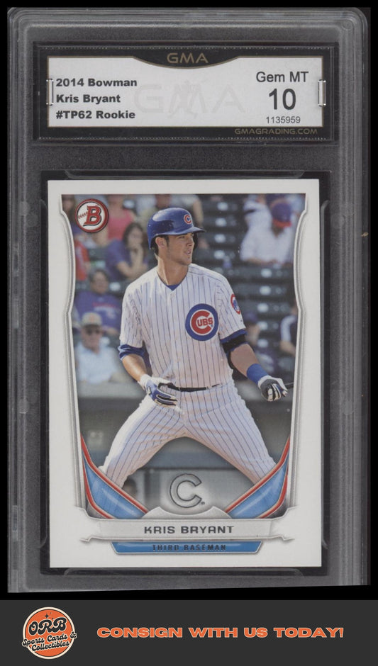 Kris Bryant 2014 Bowman Draft Top Prospects GMA 10 - Front
