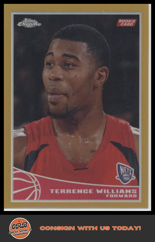 Terrence Williams 2009-10 Topps #109 Gold #/50 - Front