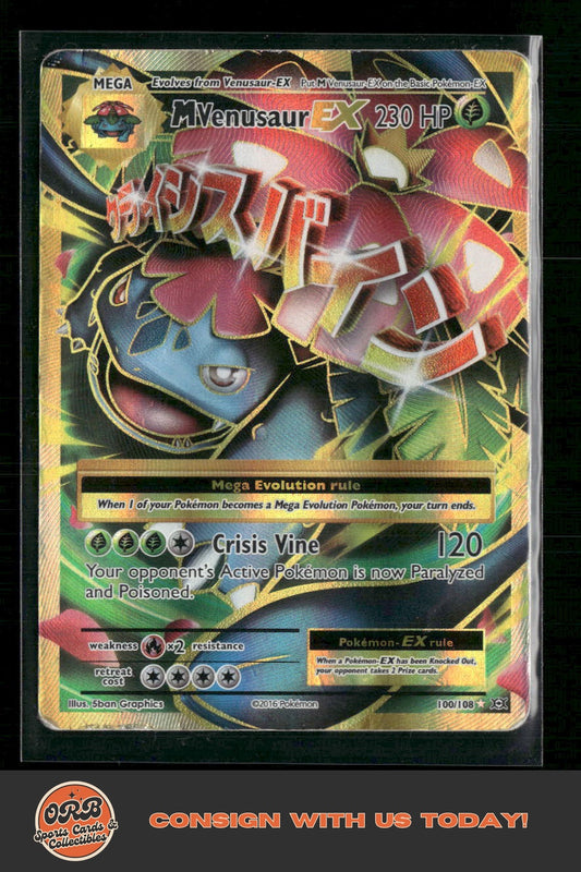 M Venusaur EX (Full Art) XY - Evolutions #100/108 - Front