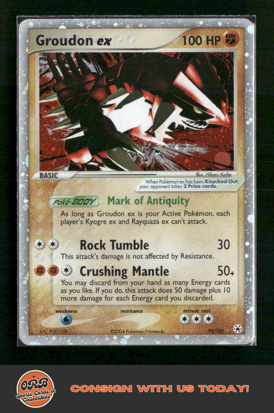 Groudon ex Hidden Legends #93/101 - Front