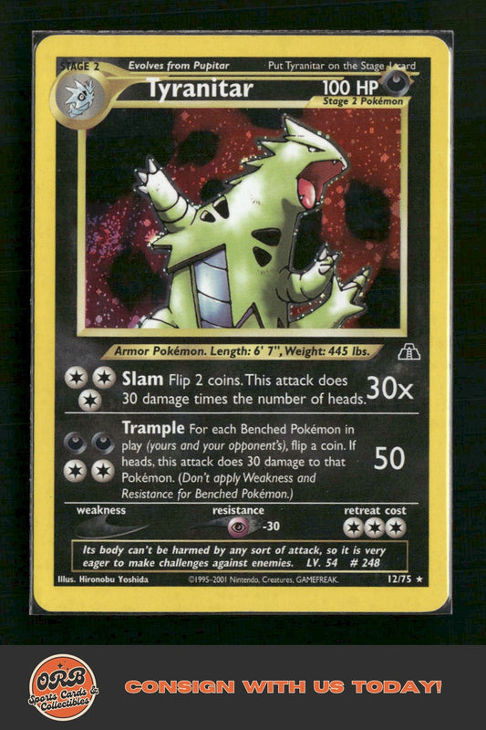 Tyranitar (12) Neo Discovery #12/75 - Front