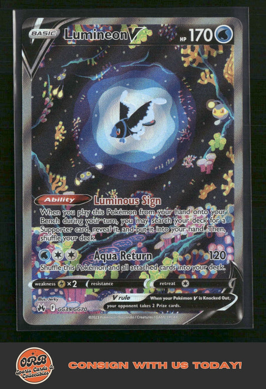 Lumineon V Crown Zenith: Galarian Gallery #GG39/GG70 - Front