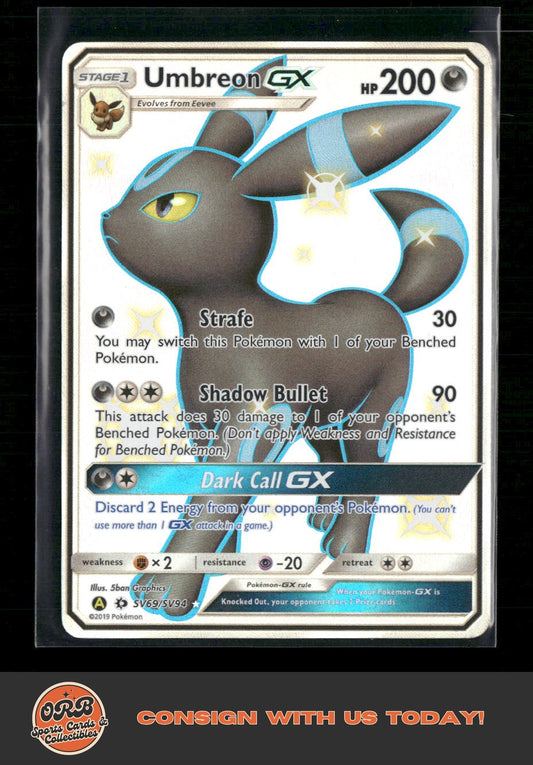 Umbreon GX Hidden Fates: Shiny Vault #SV69/SV94 - Front