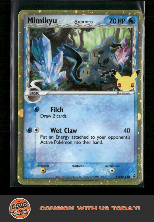 Mimikyu (Delta Species) SWSH: Sword & Shield Promo Cards #SWSH136 - Front