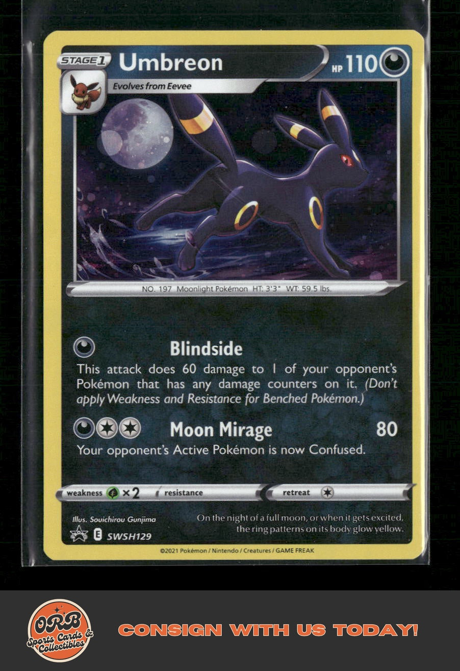 Umbreon SWSH: Sword & Shield Promo Cards #SWSH129 - Front