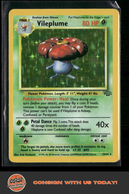 Vileplume (15) Jungle #15/64 - Front