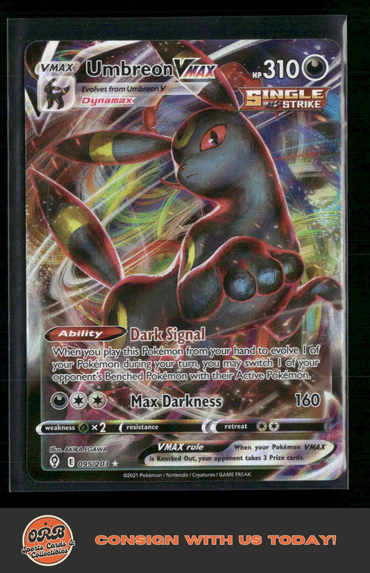 Umbreon VMAX SWSH07: Evolving Skies #095/203 - Front