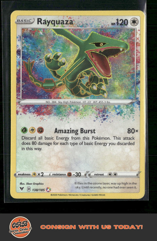 Rayquaza SWSH04: Vivid Voltage #138/185 - Front