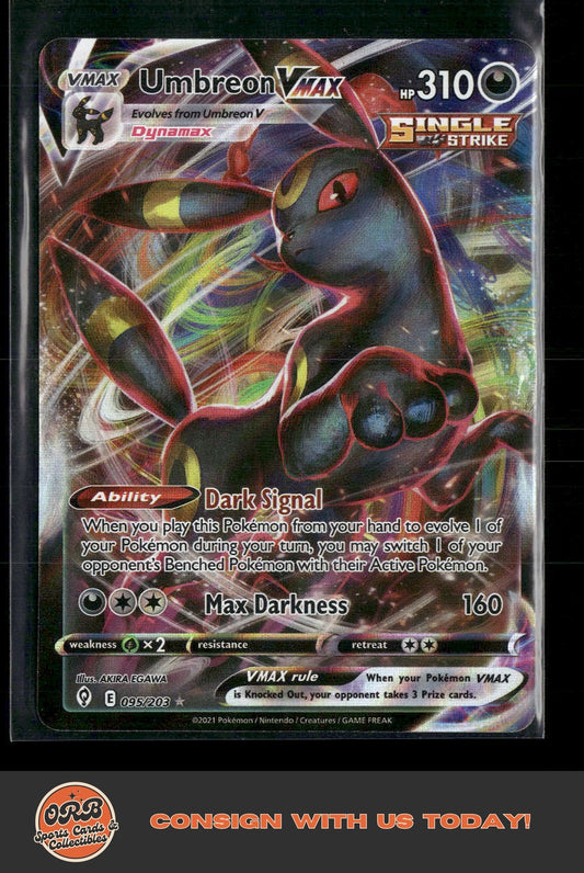 Umbreon VMAX SWSH07: Evolving Skies #095/203 - Front
