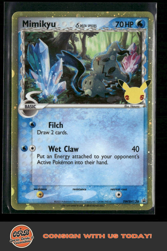 Mimikyu (Delta Species) SWSH: Sword & Shield Promo Cards #SWSH136 - Front