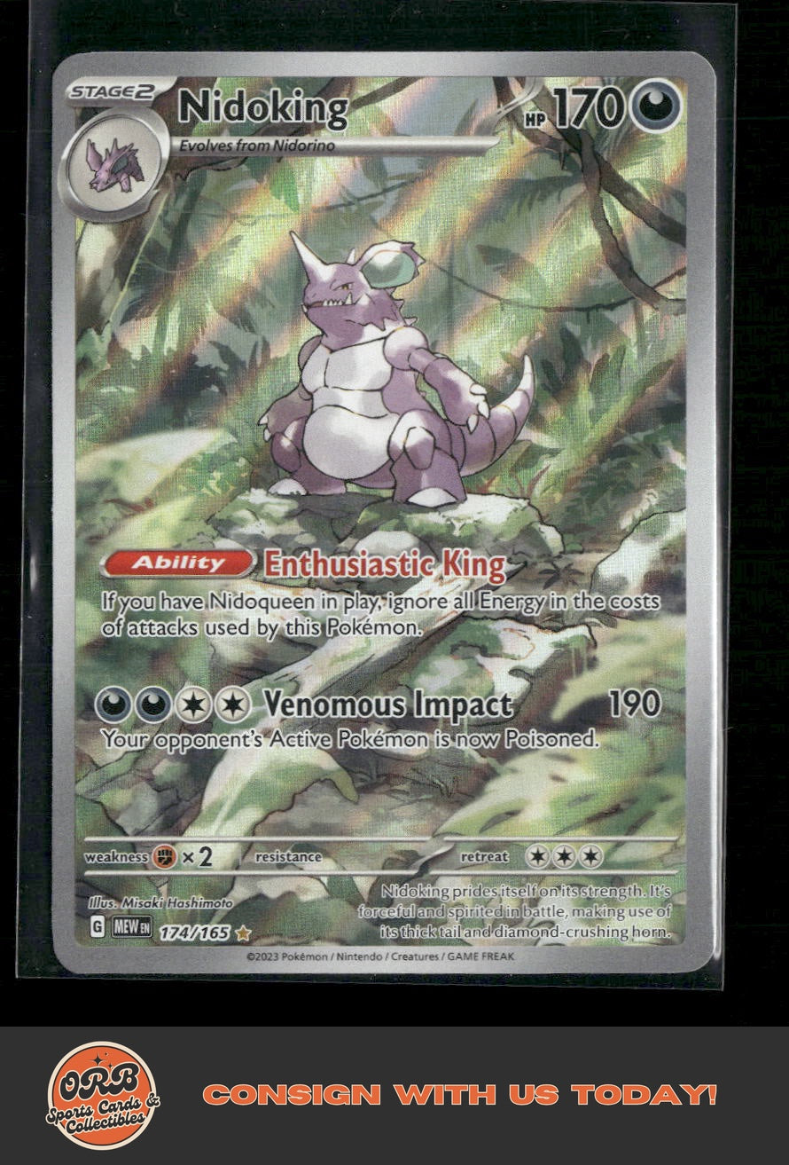 Nidoking SV: Scarlet & Violet 151 #174/165 - Front