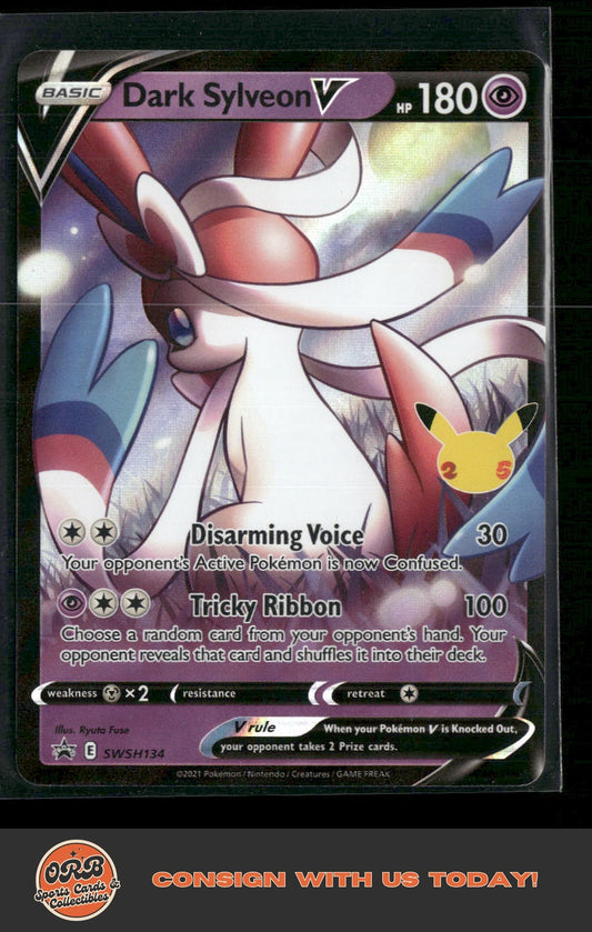 Dark Sylveon V SWSH: Sword & Shield Promo Cards #SWSH134 - Front