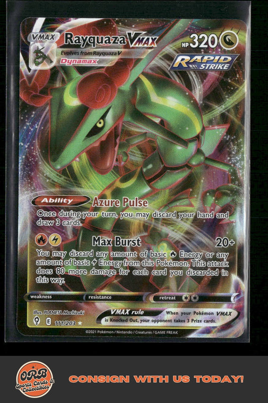 Rayquaza VMAX SWSH07: Evolving Skies #111/203 - Front