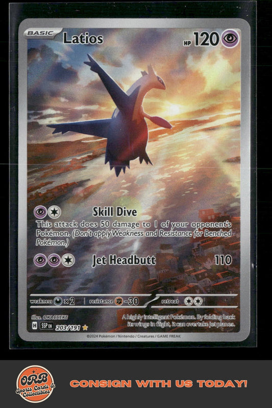 Latios SV08: Surging Sparks #203/191 - Front