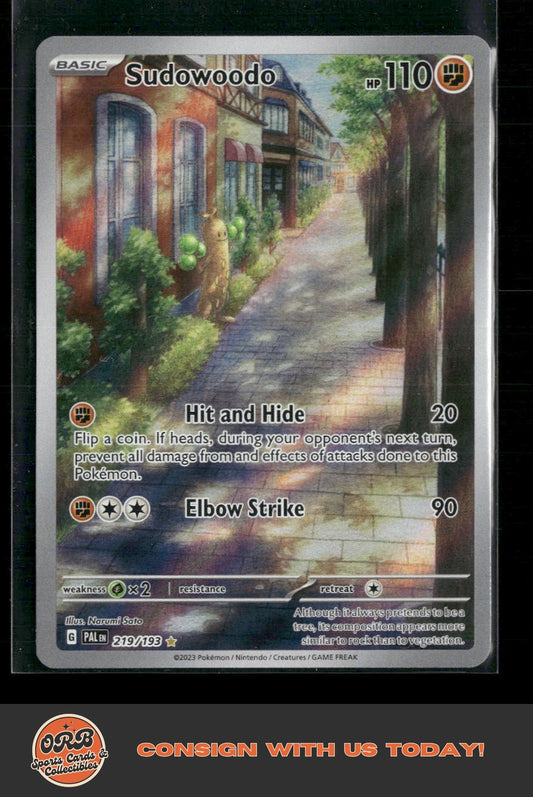 Sudowoodo SV02: Paldea Evolved #219/193 - Front