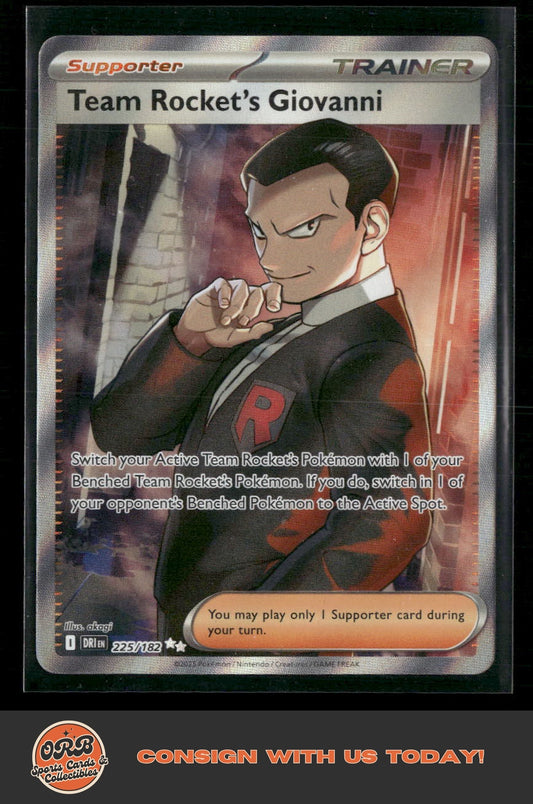 Team Rocket's Giovanni SV10: Destined Rivals #225/182 - Front