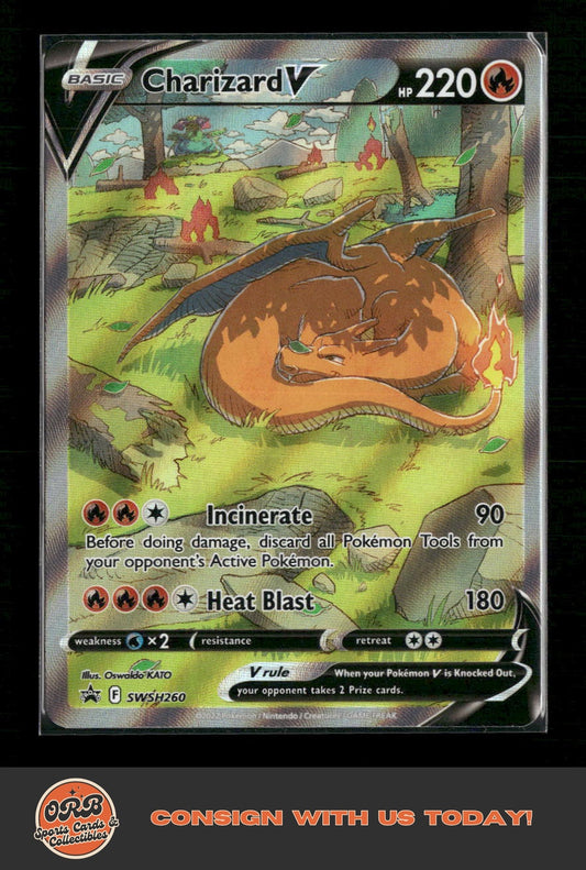 Charizard V SWSH: Sword & Shield Promo Cards #SWSH260 - Front