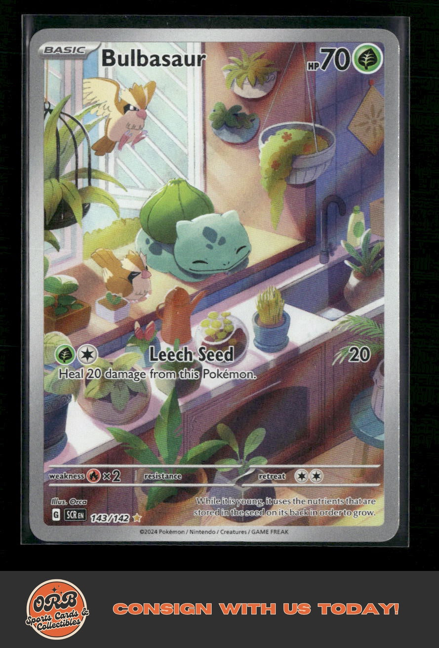 Bulbasaur SV07: Stellar Crown #143/142 - Front