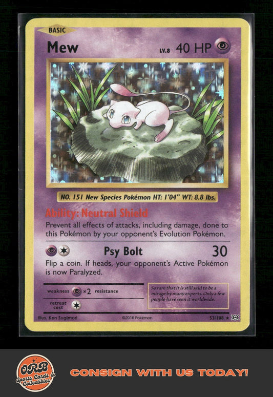 Mew XY - Evolutions #53/108 - Front