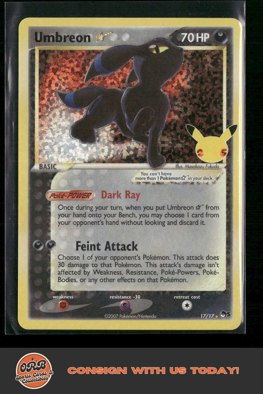 Umbreon Star POP Series 5 #017/017 - Front