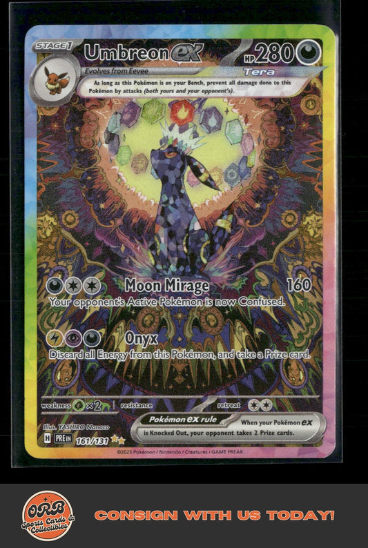 Umbreon ex SV: Prismatic Evolutions #161/131 - Front