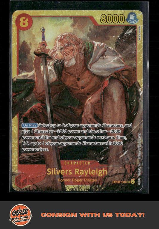Silvers Rayleigh Two Legends #OP08-118 - Front