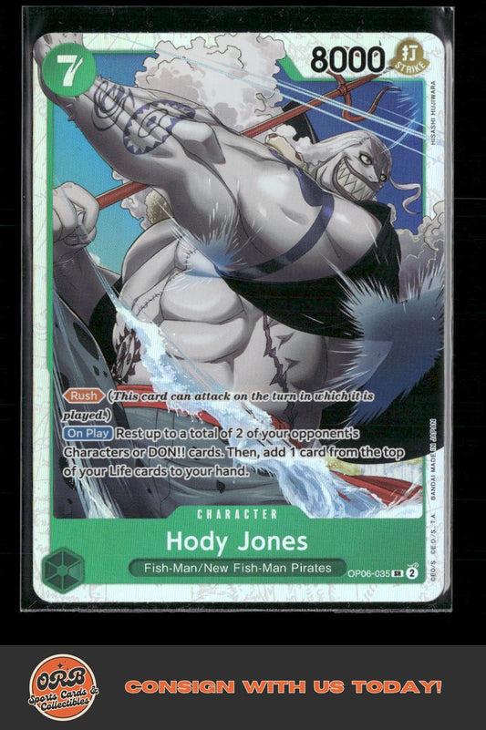 Hody Jones (035) Wings of the Captain #OP06-035 - Front