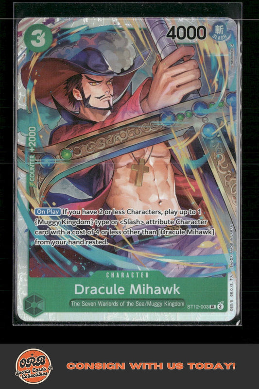 Dracule Mihawk Starter Deck 12: Zoro and Sanji #ST12-003 - Front