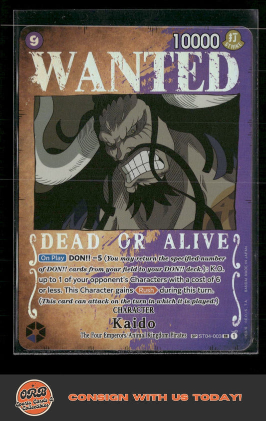 Kaido (Wanted Poster) Pillars of Strength #ST04-003 - Front