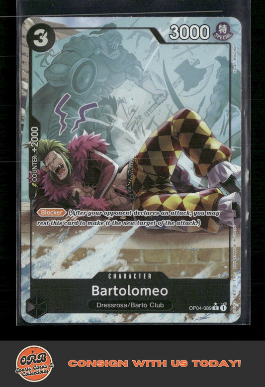 Bartolomeo Kingdoms of Intrigue #OP04-089 - Front