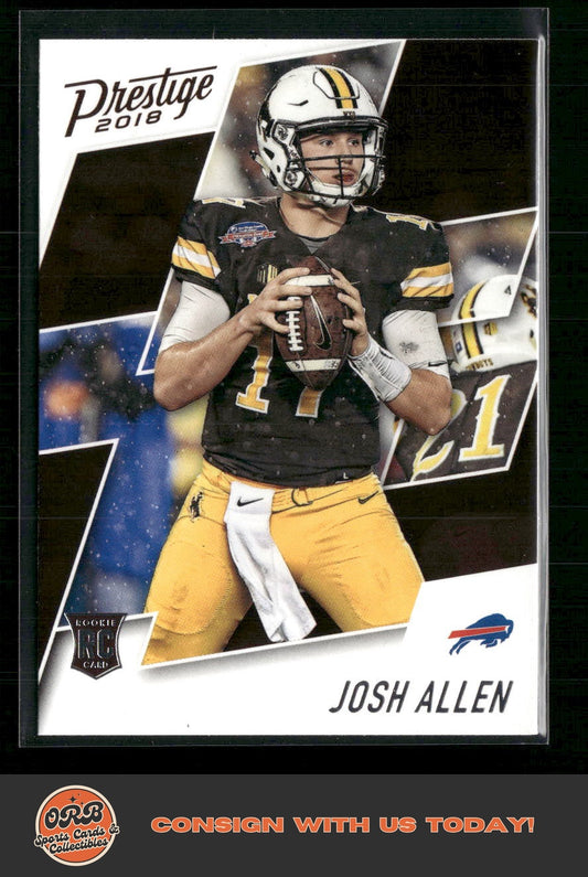 Josh Allen 2018 Panini Prestige #234 Xtra Points Purple - Front