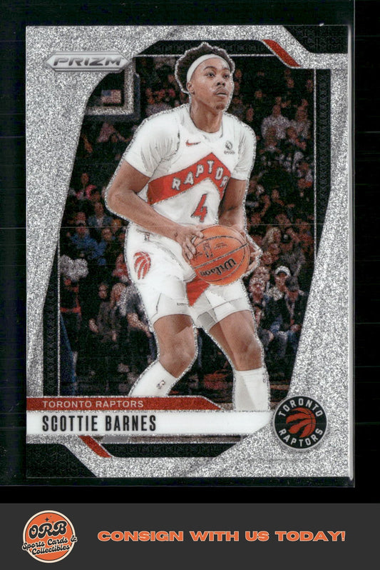 Scottie Barnes 2024-25 Panini Prizm #16 Prizms Glitter - Front